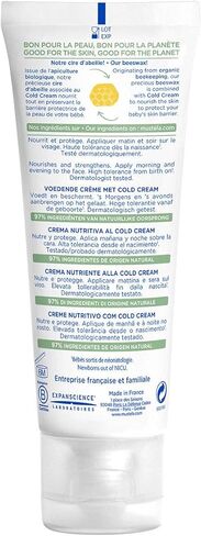 كريم موستيلا المغذي للوجه - مرطب يومي للبشرة الجافة - مع الأفوكادو الطبيعي والكريم البارد وشمع العسل - 1.35 أونصة. أوقية. - قد تختلف التعبئة والتغليف in Kuwait