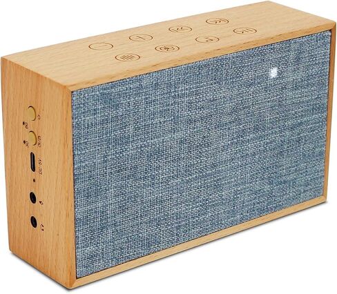 ليكسنيك الة ضوضاء بيضاء، الة صوت نوم خشبية مع وقت تشغيل 24 ساعة، مكبرات صوت مزدوجة ستيريو HD 6 واط وصوت جهوري مع 37 صوت نوم مهدئ بدون حلقة للاطفال والبالغين in Kuwait