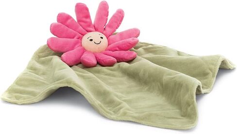 Jellycat Fleury Gerbera Pink Flower Soother Lovey Baby Security Blanket in Saudi Arabia