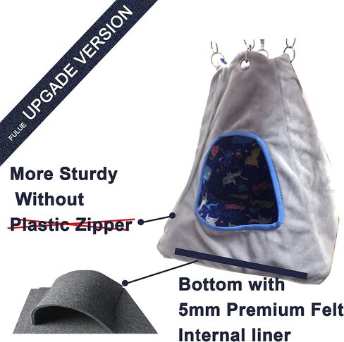 Guinea Pig Hideout Ferret Hammock, Tough Chow Mat Material, Easy to Clean, Suitable for Small Pets in Saudi Arabia