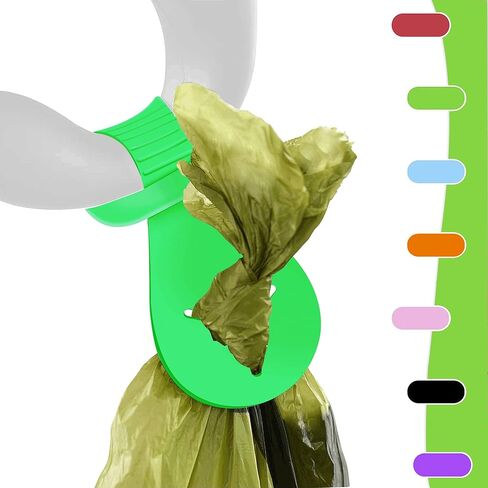 Ertzinla Dog Poop Bag Holder, Leash Waste Bag Holder Carrier, Hand Free 2 Pack in Kuwait