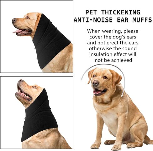 Amaxiu Dog Snood for Dog Neck and Ears Warmer, Dog Ear Muffs Dog Neck and Ear Warmer Hood Pet Dog Snood Dogs Quiet Ear Covers Hood for Anxiety Relief Noise Protection Bathing Grooming(M, Pink) in Saudi Arabia