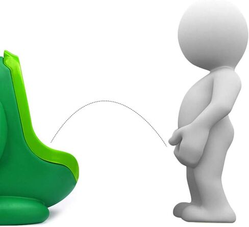 نونية تدريب للأولاد على التبول على شكل ضفدع لطيف مع خطاف - نونية للأطفال توضع في الأطفال مع هدف مضحك - باللون الأخضر الغامق in Kuwait