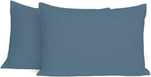 Saharbeddings Travel Pillow Case Cover 12 X 16 Inch Size Envelope Closure Set Of 2 Piece Soft And Breathable 100% Egyptian Cotton (Toddler Travel Pillow Cover 12 X 16, Navy Blue) in Saudi Arabia