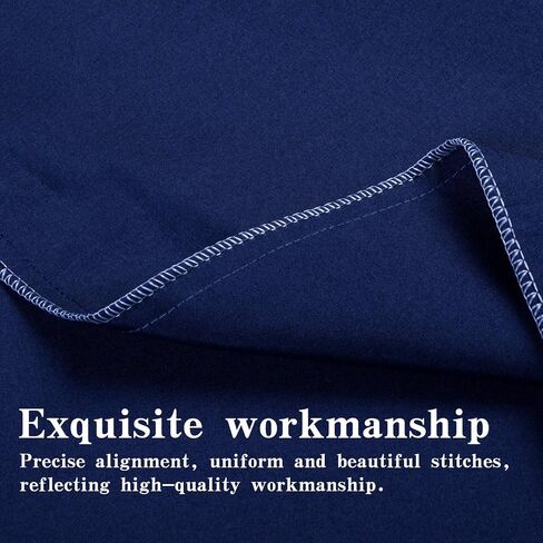 Saharbeddings Travel Pillow Case Cover 12 X 16 Inch Size Envelope Closure Set Of 2 Piece Soft And Breathable 100% Egyptian Cotton (Toddler Travel Pillow Cover 12 X 16, Navy Blue) in Saudi Arabia