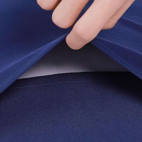 Saharbeddings Travel Pillow Case Cover 12 X 16 Inch Size Envelope Closure Set Of 2 Piece Soft And Breathable 100% Egyptian Cotton (Toddler Travel Pillow Cover 12 X 16, Navy Blue) in Saudi Arabia