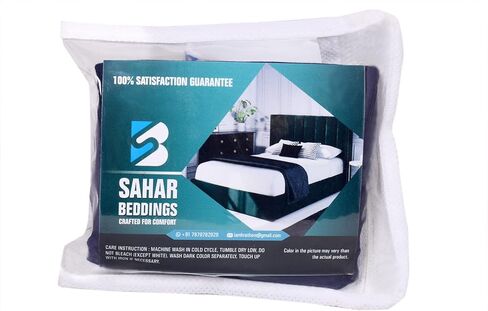 Saharbeddings Travel Pillow Case Cover 12 X 16 Inch Size Envelope Closure Set Of 2 Piece Soft And Breathable 100% Egyptian Cotton (Toddler Travel Pillow Cover 12 X 16, Navy Blue) in Saudi Arabia