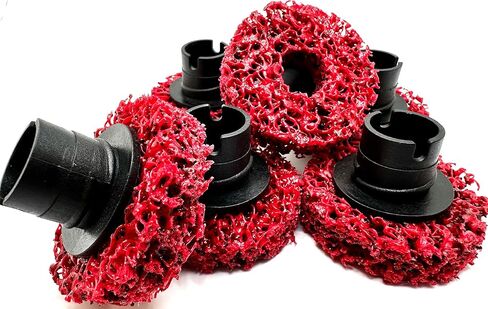 SuperGrindz 6 Pack 2" Heavy Duty Brake Hub Cleaning Discs, Brake Drum, Rotor, Around Studs Rust Removal, Replacement Pads Compatible with Pro-Graad, Counteract, Hub Buddy & 3M Hub Cleaning Holders in Kuwait