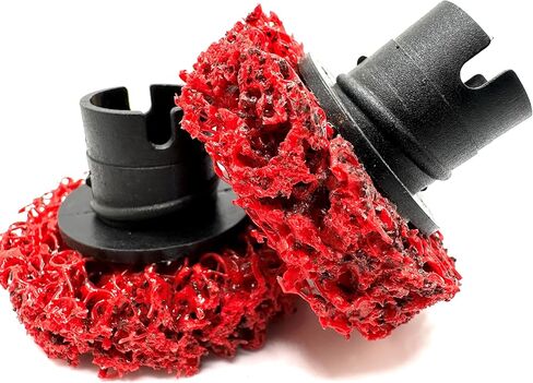 SuperGrindz 6 Pack 2" Heavy Duty Brake Hub Cleaning Discs, Brake Drum, Rotor, Around Studs Rust Removal, Replacement Pads Compatible with Pro-Graad, Counteract, Hub Buddy & 3M Hub Cleaning Holders in Kuwait