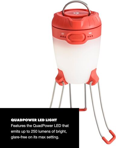 Black Diamond Apollo Lantern, 250 Lumens, Rechargeable Camp Light, Graphite in Saudi Arabia