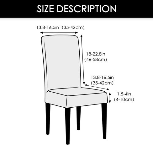 FORCHEER Dining Chair Covers and Bench Covers Set Waterproof Jacquard Chair Slipcover Set of 4 Washable Parsons Chair Slipcover - 4 PCS Chair Cover+1 PC Bench Cover （Waterproof-Light Brown） in Saudi Arabia