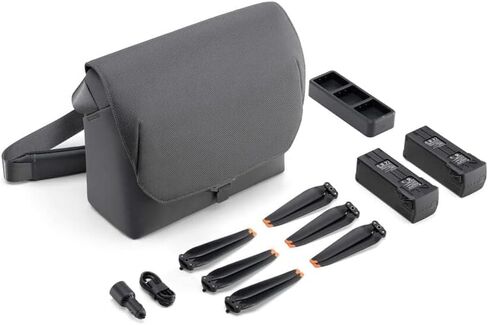 مجموعة Mavic 3 Fly More الأصلية لمجموعة ملحقات DJI 3/Mavic الكلاسيكية (مع بطاريتين، مركز شحن بطارية جديد 100 واط، حقيبة كتف، شاحن سيارة، 3 أزواج مراوح).(CN) in Kuwait