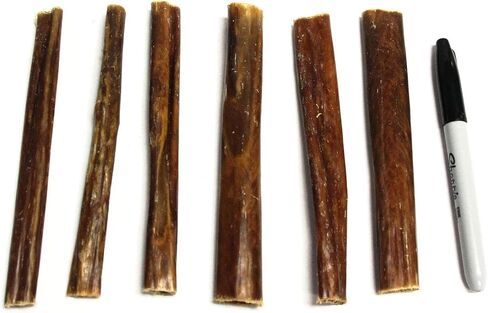 عصي المريء المضفرة EcoKind | أعواد المريء الطبيعية الممتازة للكلاب، مضغ لذيذ غني بالبروتين للكلاب، حلوى لحم بقري قابلة للهضم بالكامل للكلاب، تعزز صحة المفاصل والأسنان in Kuwait