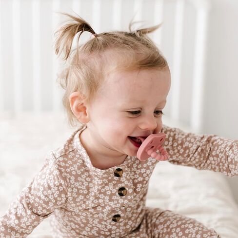 Ryan & Rose Cutie PAT Smile - Orthodontic Pro Pacifier and Teether (Rose) in Saudi Arabia