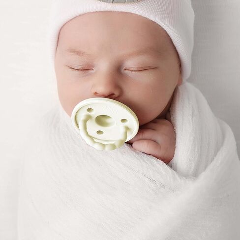 لهايات الأطفال - لهاية سيليكون للأولاد والبنات - لهايات حديثي الولادة مكونة من قطعتين - أساسيات الأطفال حديثي الولادة، خالية من مادة BPA in Kuwait