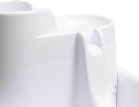 نافورة مياه للقطط من كلوزر بتس المملكة المتحدة، نافورة شرب للحيوانات الاليفة، موزع نافورة اوتوماتيكي للكلاب الصغيرة، متعدد المستويات، 2 لتر، مع فلتر مرحلتين قابل للاستبدال، صامت (كات ميت سابقا) (ابيض) in Kuwait