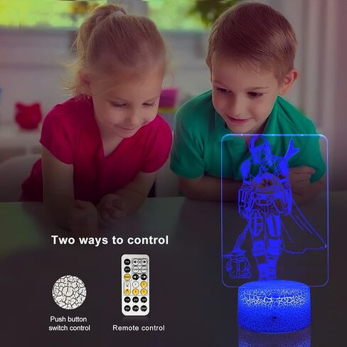 Star Wars Night Light for Kids Star Wars Gifts Mandalorian Action Figures Lamp with Timing Remote Control and 16 Color Changing Kids Room Decor Lamp Cool Stuff Boys Girls Christmas Birthday Gifts in Saudi Arabia