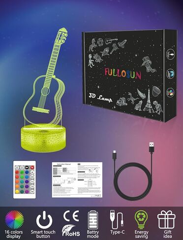 هدية الوهم بأوراق الشجر من فولوسن، ضوء ليلي الوهم بأوراق الشجر للأطفال (مع جهاز تحكم عن بعد)، أضواء إضاءة ثلاثية الأبعاد هدية للأولاد 16 لونًا قابل للتغيير لإضاءة غرفة الأطفال ديكور إبداعي... (أوراق الوهم) in Kuwait