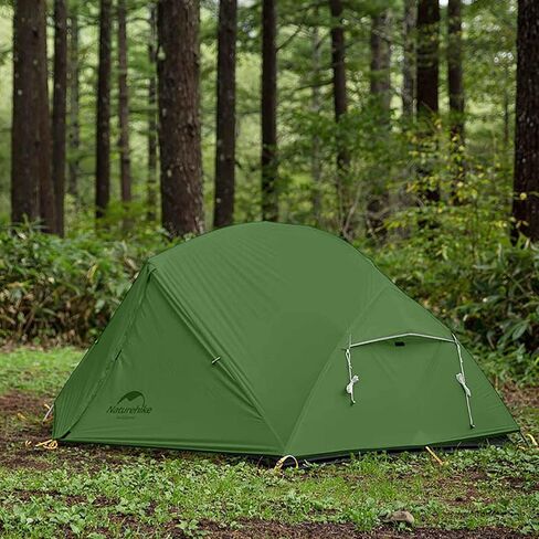 Naturehike Mongar 2-Person 3-Season Backpacking Tent Lightweight Waterproof Double Layer Easy Setup Camping Hiking Tent with Footprint in Saudi Arabia