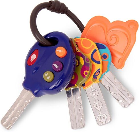 B. toys- LucKeys - Blue- Pretend Play Toy Car Keys – Key Fob with Lights & Sounds – Interactive Baby Toy – Pretend Keys for Babies, Toddlers – 10 Months + in Saudi Arabia