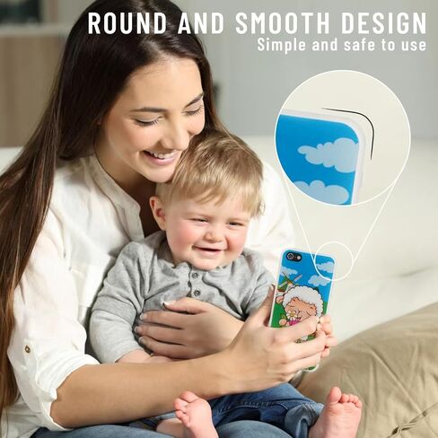 Wolmund Toy Learning Play Cell Phone with 8 Functions and Dazzling Lights Interactive Toy for Toddler Baby Kids Boys Girls in Kuwait