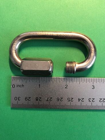 US STAINLESS Stainless Steel 316 Quick Link 9mm (3/8") Marine Grade in Saudi Arabia