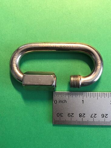 US STAINLESS Stainless Steel 316 Quick Link 9mm (3/8") Marine Grade in Saudi Arabia