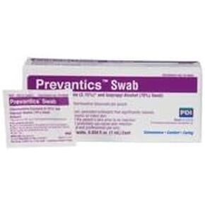 PDI Prevantics injection alcohol Swab Skin Preparation pad Box of 100 B10800 in Saudi Arabia