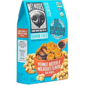 Grain-Free Organic Crunchy Dog Treats – for All Pet Sizes, Breeds – All-Natural Treat – 100% Human-Grade – Delicious Snacks for Dogs – 14 Oz, Grain Free - Peanut Butter Banana, 2 X 14oz Box in Kuwait