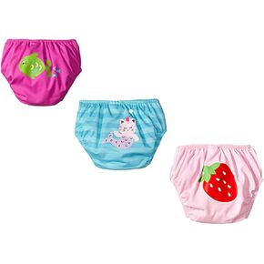 حفاضات سباحة للأطفال البنات من KIKO & MAX مكونة من ثلاث عبوات ماصة وقابلة لإعادة الاستخدام in Kuwait