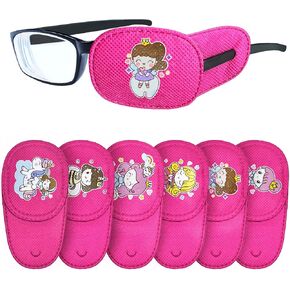 6PCS Eye Patch for Kids Girls Boys Colorful & Soft Eye Patch for Glasses Lazy Eye Patches for Left or Right Eyes More Styles (to Cover Left Eye, Pink-Little Mermaid) in Saudi Arabia
