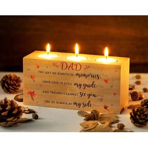 Sympathy Gift, Memorials Gifts for Loss Mother Father, Memorial Cardinals Gift, Bereavement Gift Ideas, Rememberance Gift for Loss, Memorial Candle Holder 3 Votive Tea Light (A Limb) in Kuwait