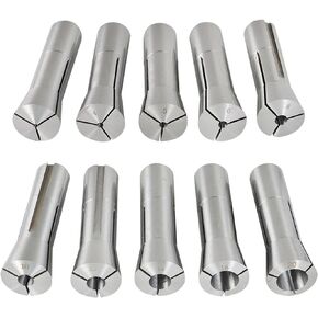 Timunr R8 Precision Collets Set 10PCS Fit for CNC Milling Lathe Tool Engraving Machine in Saudi Arabia