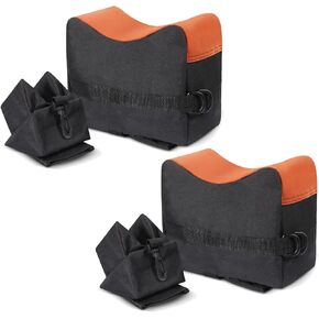 2-Set Shooting Rest Bags Front and Rear Bag Combo with Durable Construction and Water Resistance for Outdoor, Range, Shooting and Hunting Unfilled in Saudi Arabia
