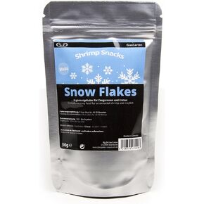 GlasGarten Shrimp Snacks Snow Flakes 30g