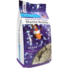 AquaNatural Marine Accents Ocean 4 fl oz for Reef Tank and Aquarium, Decor, Shells, fossilized Corals and Aragonite, (ACCENT002) in Kuwait