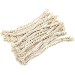 AYLIFU-1/4 بوصة فتائل مصباح زيت قطني مستدير 15 سم مصباح كحول قطن فتيل تجارب كيميائية لوازم معدات تعليمية DIY مواد فيزيائية - 20 قطعة in Kuwait