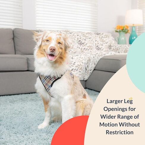 Huxley & Kent Hudson Harness | Purple (Small, 10-15lbs) | Easy Control Step-in Mesh Vest Harness for Dogs with Reflective Strips for Safety | H&K Walking, Training Harness for Dogs in Kuwait