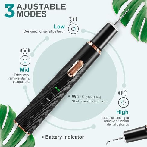 FAIRYLOVE Dog منظف فرشاة الأسنان بالموجات فوق الصوتية، مزيل لوحة الحيوانات الأليفة للأسنان مع 3 أوضاع و4 رؤوس تنظيف، مجموعة تنظيف أسنان الكلاب القابلة لإعادة الشحن لإزالة الجير للكلاب والقطط للأسنان in Kuwait