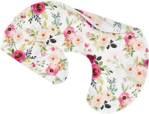 غطاء وسادة للرضاعة الطبيعية من القطن لحديثي الولادة مقاس 22.5 بوصة × 18 بوصة من Binory، أغطية وسادة رضاعة ناعمة ومريحة، غطاء وسادة مثالي للرضاعة الطبيعية للأمهات حديثي الولادة (G) in Kuwait
