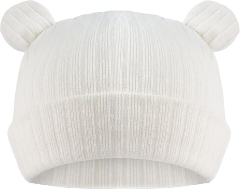 Zsedrut Newborn Baby Hat Bear Infant Cute Baby Beanie Toddler Boys Girls Knitted Hats for New Born in Saudi Arabia