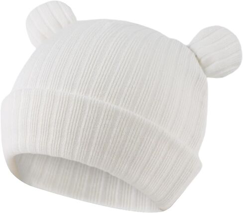 Zsedrut Newborn Baby Hat Bear Infant Cute Baby Beanie Toddler Boys Girls Knitted Hats for New Born in Saudi Arabia