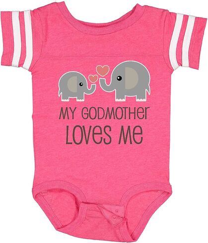 inktastic My Godmother Loves Me Baby Bodysuit in Kuwait
