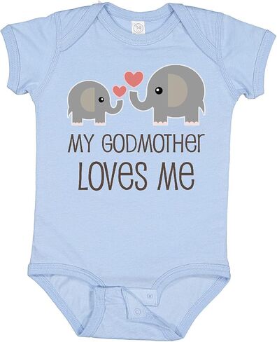 inktastic My Godmother Loves Me Baby Bodysuit in Kuwait