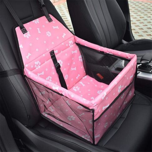 Myuilor Pet Dog Car Booster Seat Carrier,Portable Foldable Carrier with Seat Belt for Dog Cat up to 30lbs … in Kuwait