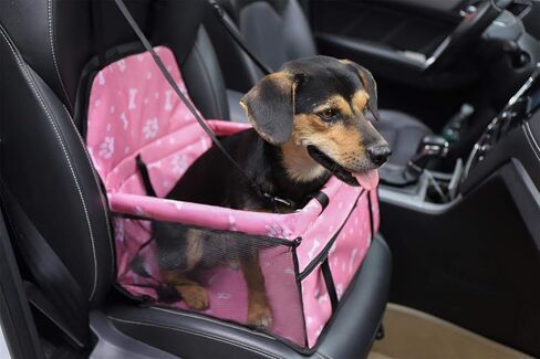 Myuilor Pet Dog Car Booster Seat Carrier,Portable Foldable Carrier with Seat Belt for Dog Cat up to 30lbs … in Kuwait