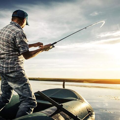 CLORIS Fishing Rod and Reel Combo Saltwater Freshwater-12 FT Carbon Fiber Telescopic Fishing Pole and Reel Combo with Line Lures Tackle Hooks Carrier Bag for Adults Young Kids MenTravel (3.6m / 12ft) in Kuwait