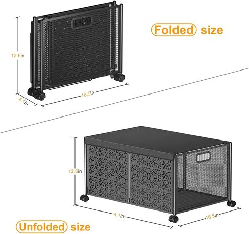 SHIISEWE Toy Storage Box, Metal Toy Organizers and Storage Bins, Large Toy Box for Boys Girls, 70L Toys Storage Chest with Wheels, Collapsible Kids Toy Storage Organizer for Nursery, Playroom in Kuwait