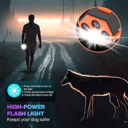 Homcolorful Dog Bark Deterrent Devices,3X Sonic Emitters,Dog Barking Silencer,2 Ultrasonic Frequencies,Dog Training Device & Behavior Aids,Barks No More,Anti Bark Device for Dogs in Kuwait