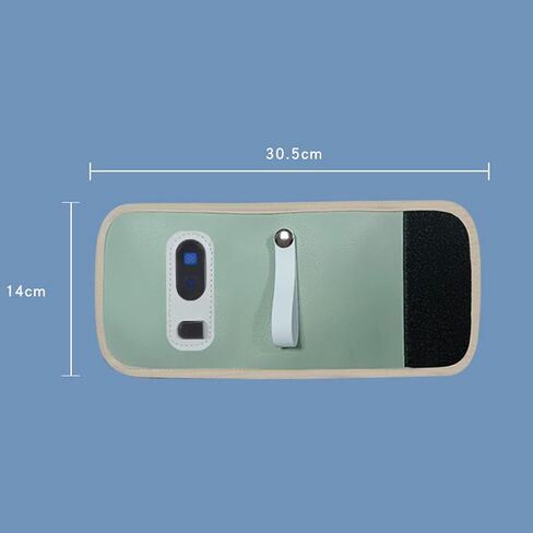 حقيبة لتدفئة زجاجات الحليب USB، شاشة LCD لدرجة الحرارة قابلة للتعديل لتدفئة زجاجات الرضاعة معزولة لتدفئة زجاجات الأطفال لحليب الأم أو التركيبة (أخضر) in Saudi Arabia